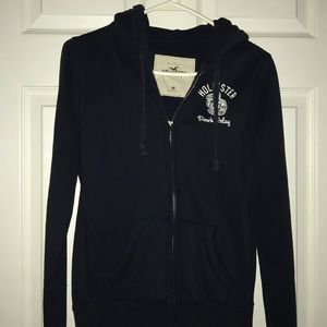 Hollister zip up hooded jacket